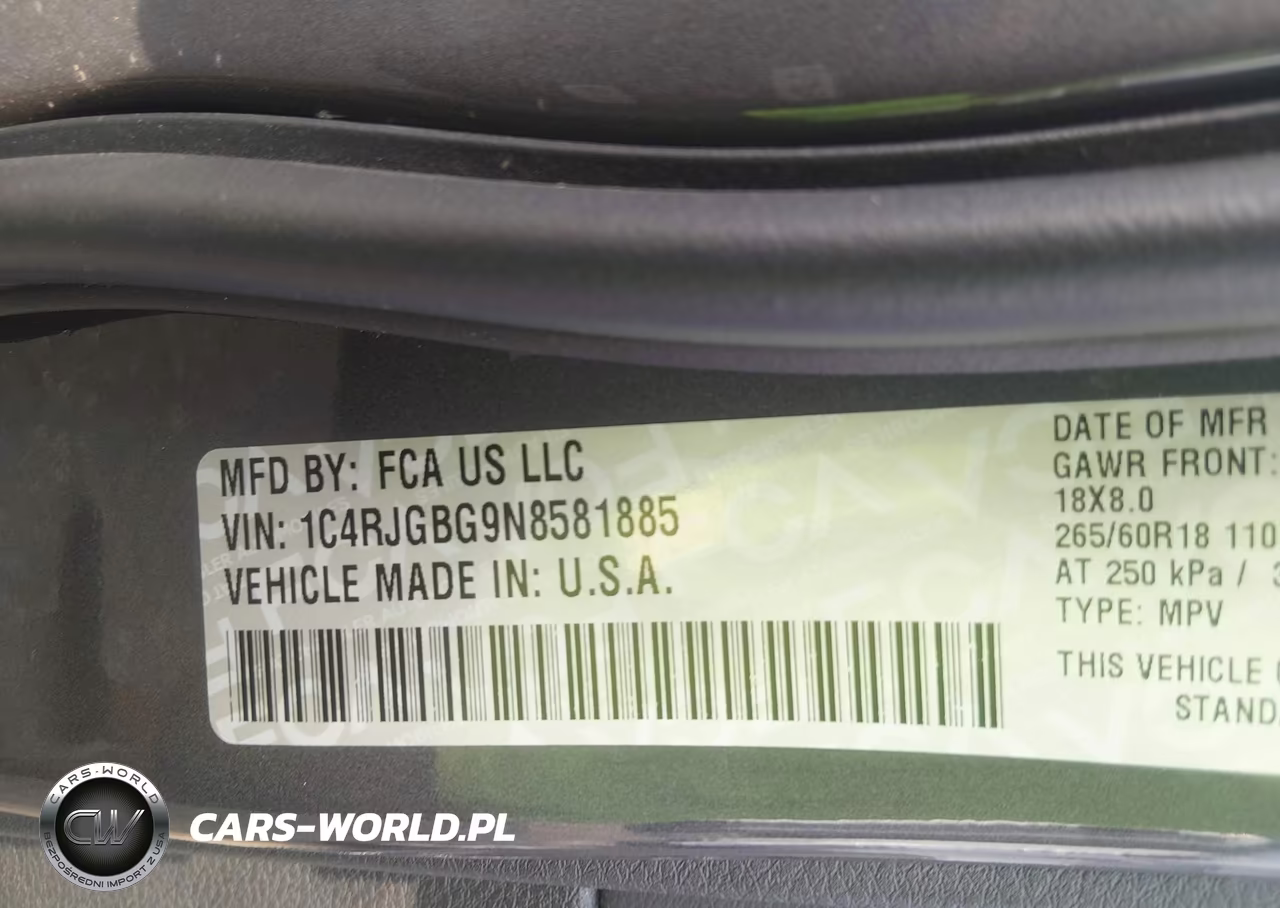 2022 Jeep Grand Cherokee Limited 4X2 VIN:1C4RJGBG9N8581885 - 9