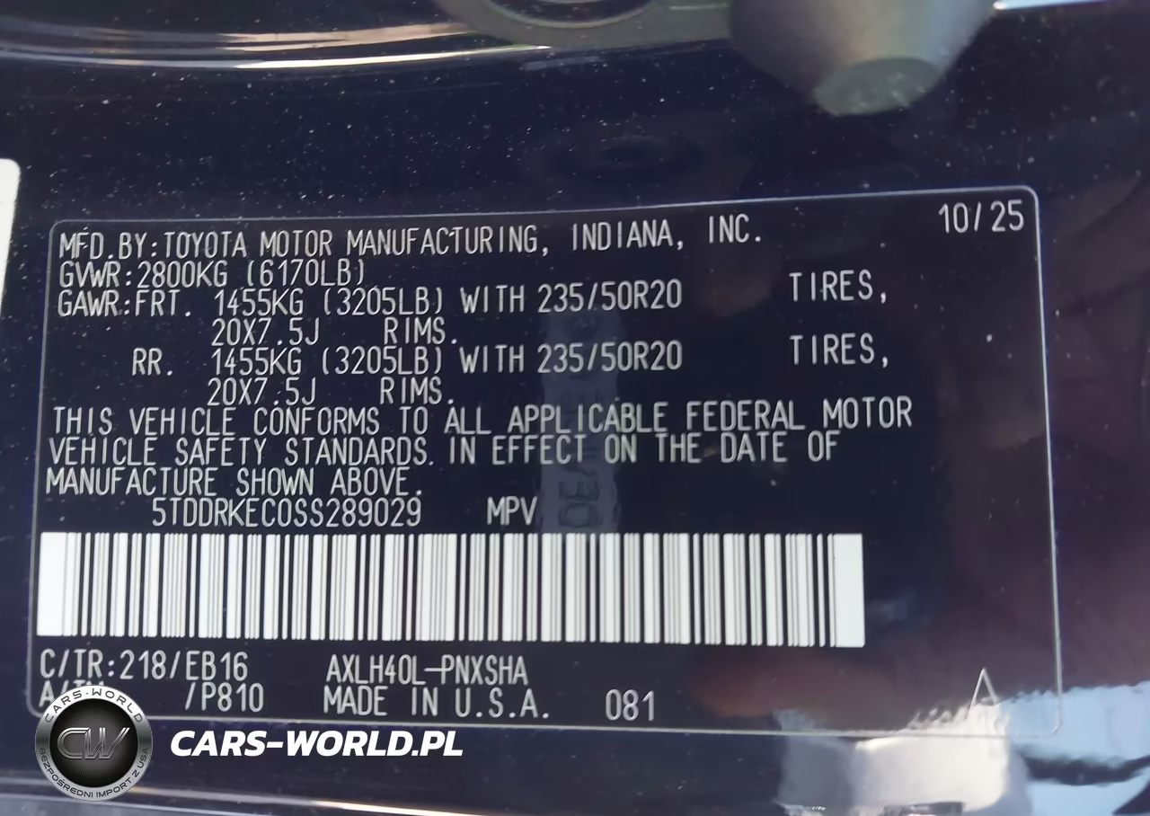 2025 Toyota Sienna Xse VIN:5TDDRKEC0SS289029 - 9