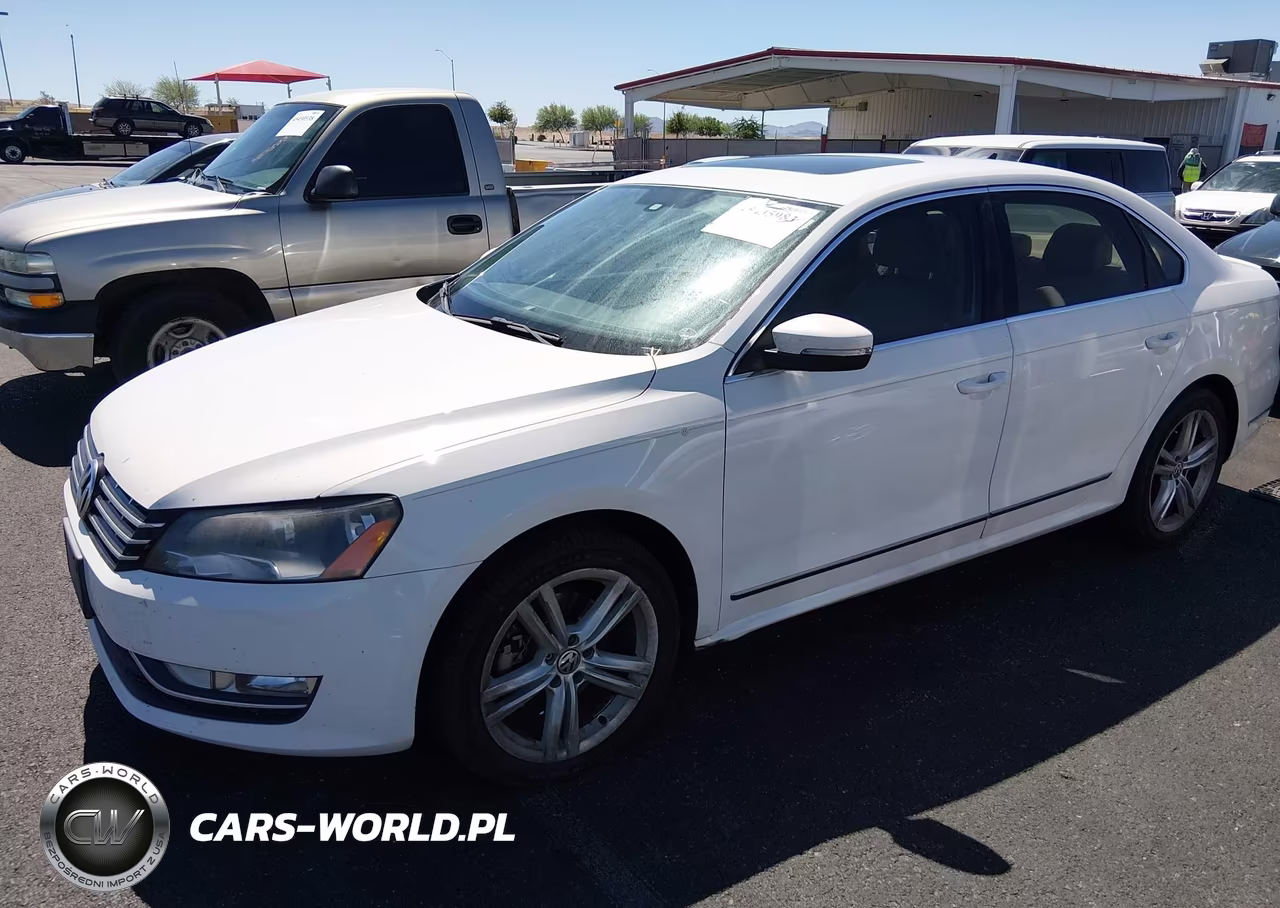 2014 Volkswagen Passat 2.0L Tdi Sel Premium VIN:1VWCN7A33EC021539 - 2