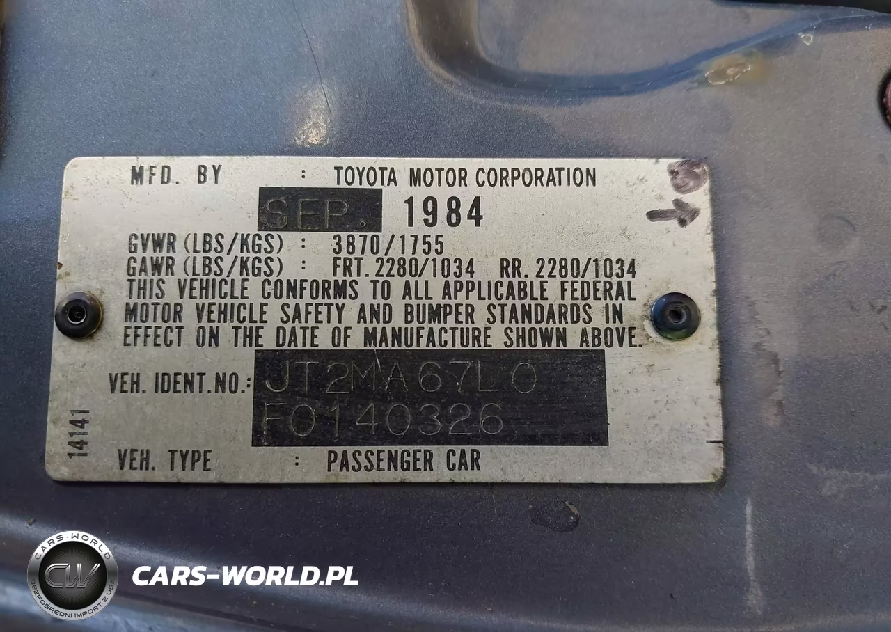 1985 Toyota Supra VIN:JT2MA67L0F0140326 - 9