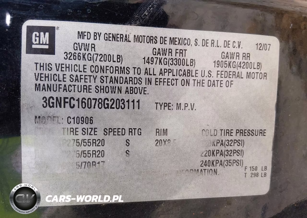 2008 Chevrolet Suburban 1500 Ltz VIN:3GNFC16078G203111 - 9