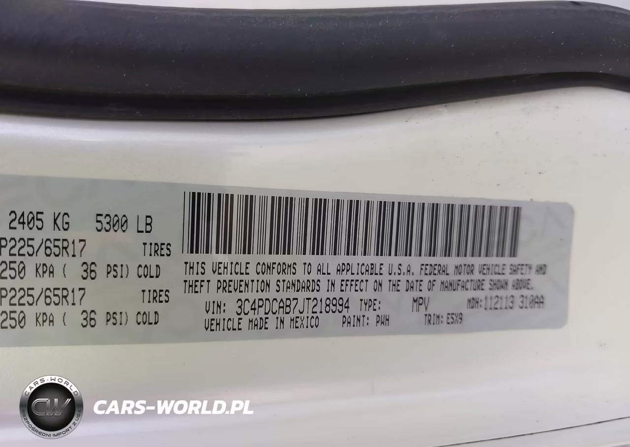 2018 Dodge Journey Se VIN:3C4PDCAB7JT218994 - 9