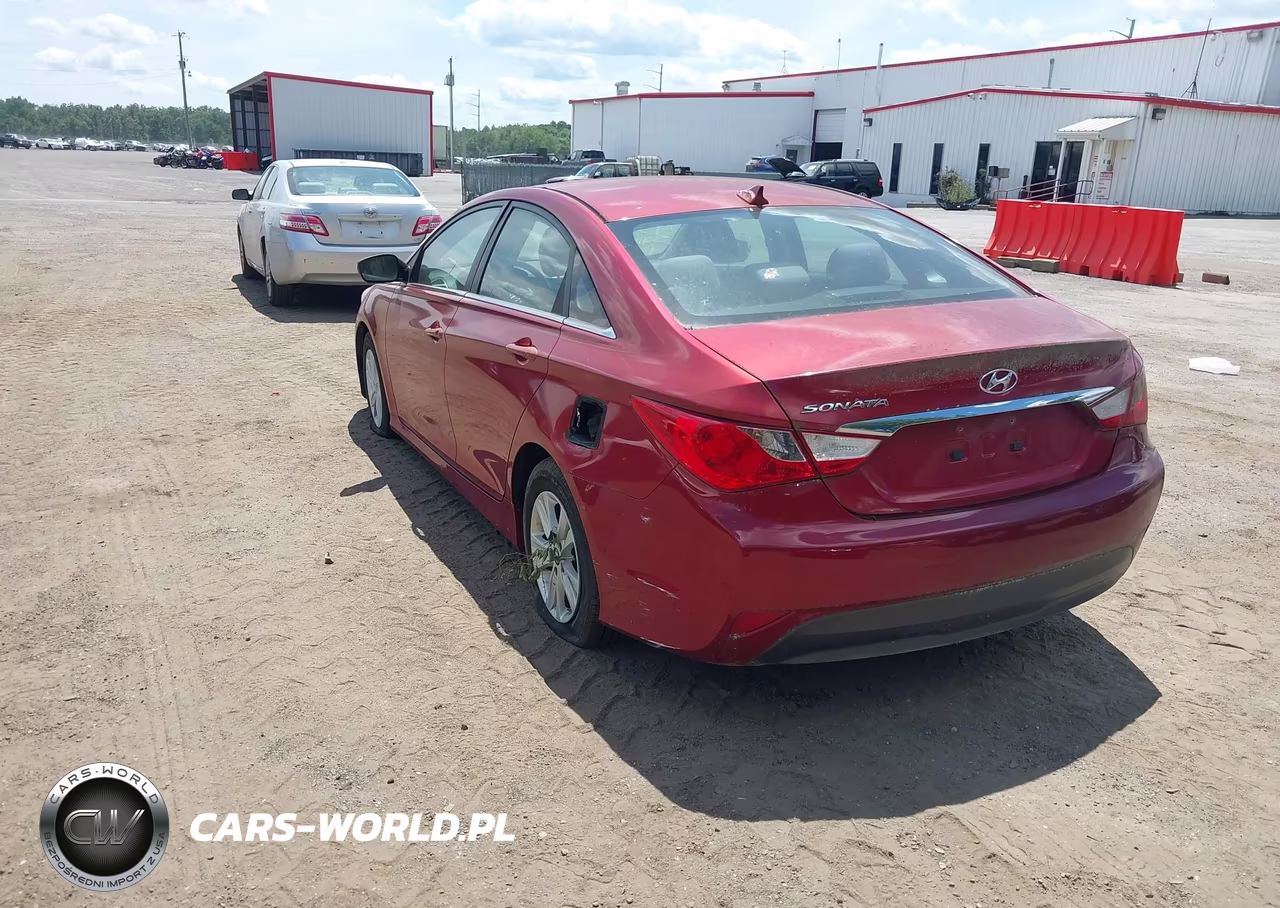 2014 Hyundai Sonata Gls VIN:5NPEB4ACXEH913732 - 3
