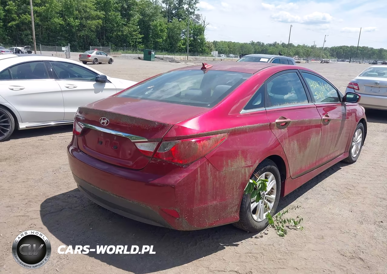 2014 Hyundai Sonata Gls VIN:5NPEB4ACXEH913732 - 4