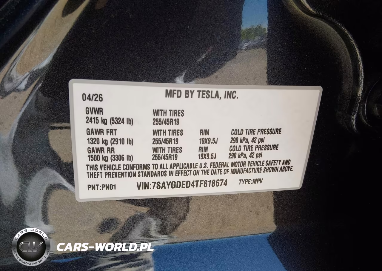 2026 Tesla Model Y Premium Rear-Wheel Drive-Rear-Wheel Drive VIN:7SAYGDED4TF618674 - 9