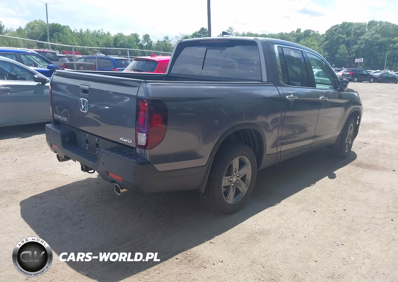 2021 Honda Ridgeline Rtl-E VIN:5FPYK3F79MB026453 - 4