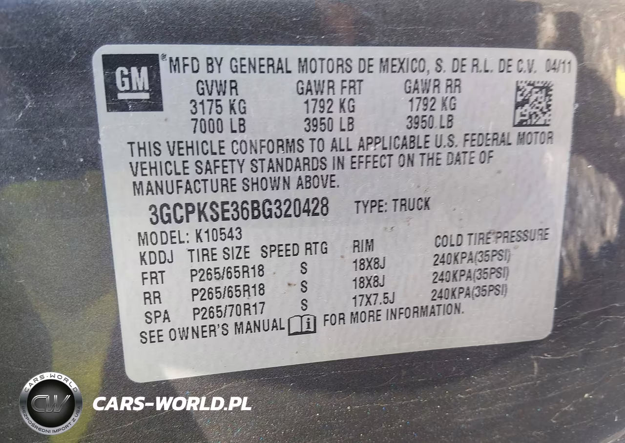 2011 Chevrolet Silverado 1500 Lt VIN:3GCPKSE36BG320428 - 9