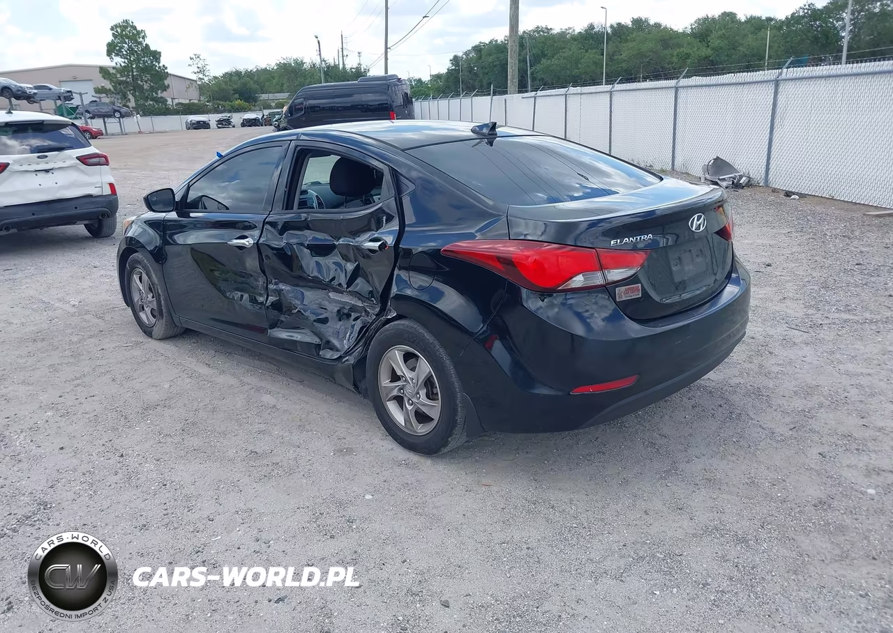 2015 Hyundai Elantra Se VIN:KMHDH4AE2FU354577 - 3