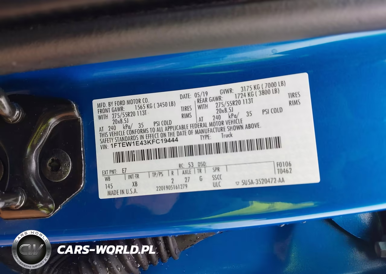 2019 Ford F-150 Xlt VIN:1FTEW1E43KFC19444 - 9