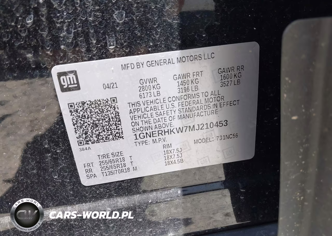 2021 Chevrolet Traverse Fwd Lt Leather VIN:1GNERHKW7MJ210453 - 9