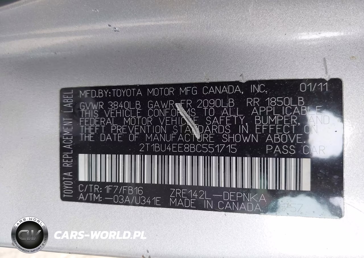 2011 Toyota Corolla Le VIN:2T1BU4EE8BC551715 - 9