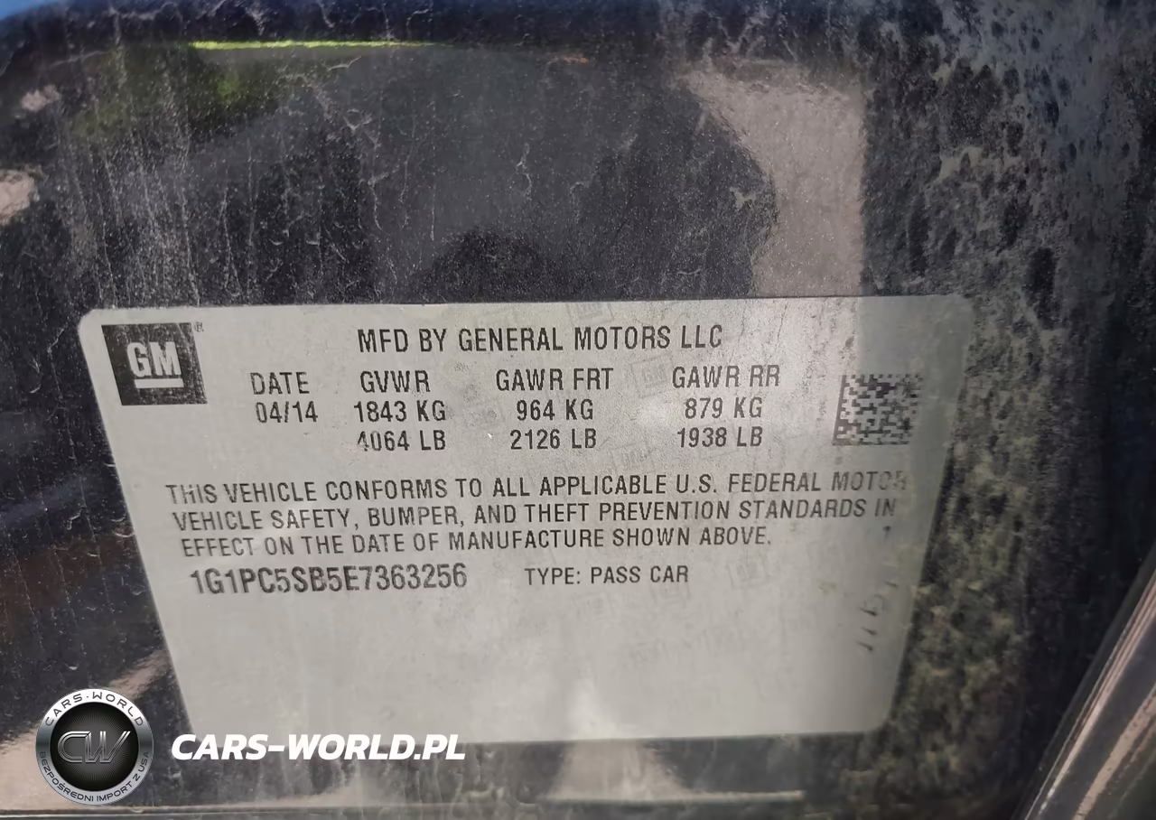 2014 Chevrolet Cruze 1Lt Auto VIN:1G1PC5SB5E7363256 - 9