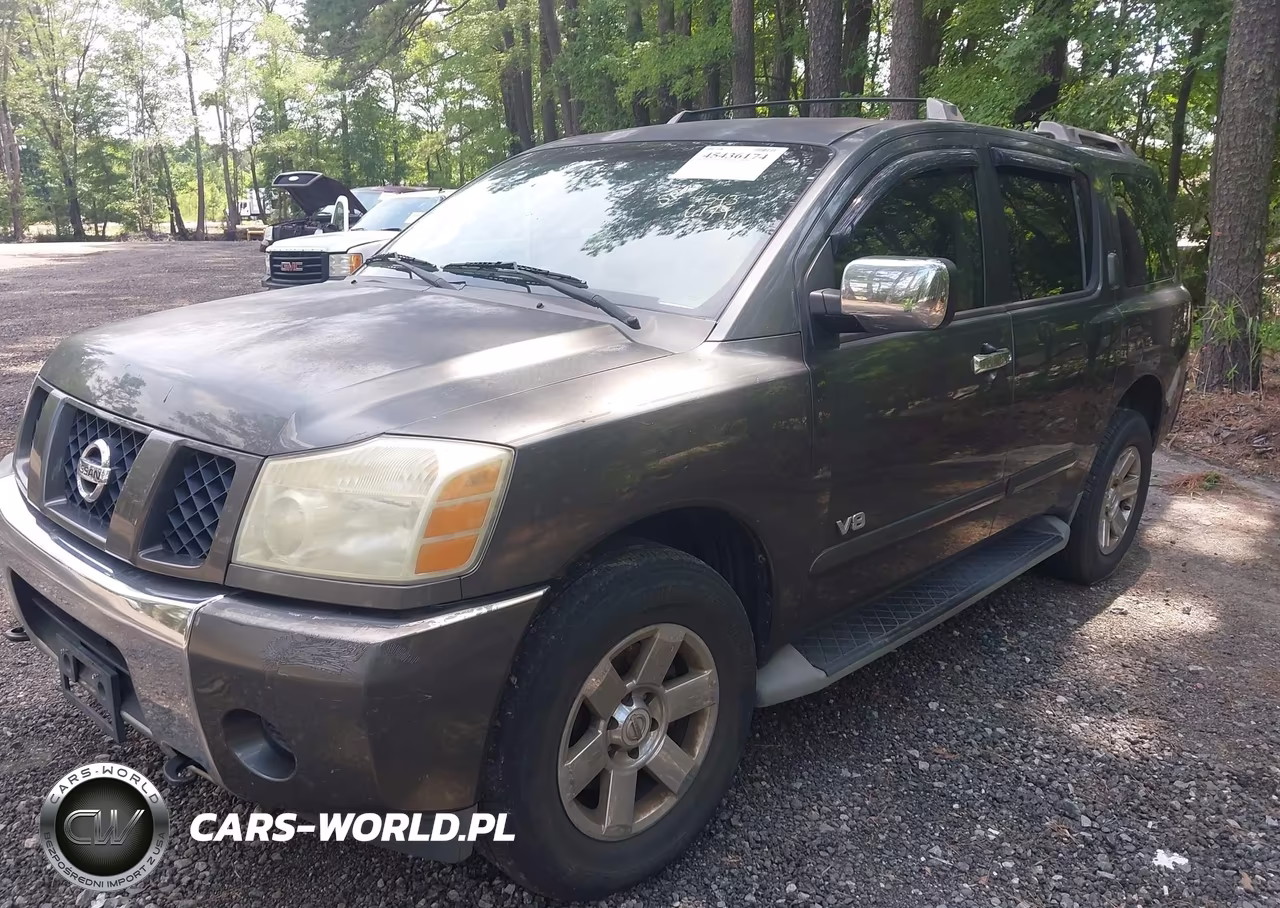 2007 Nissan Armada Se VIN:5N1AA08C57N721181 - 2