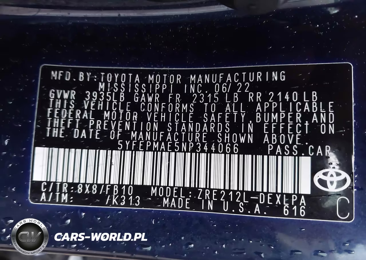 2022 Toyota Corolla Le VIN:5YFEPMAE5NP344066 - 9