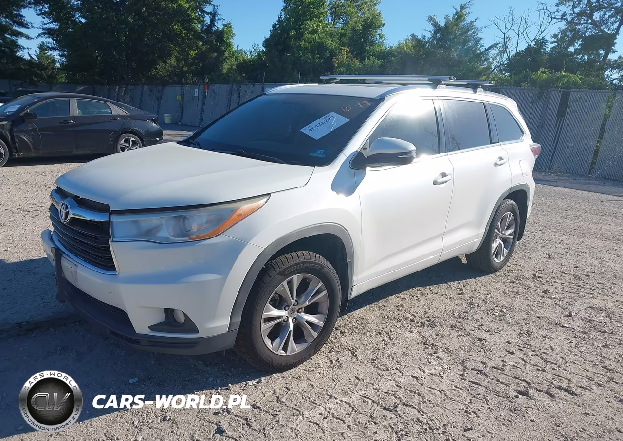2014 Toyota Highlander Xle V6 VIN:5TDJKRFH6ES005546 - 2