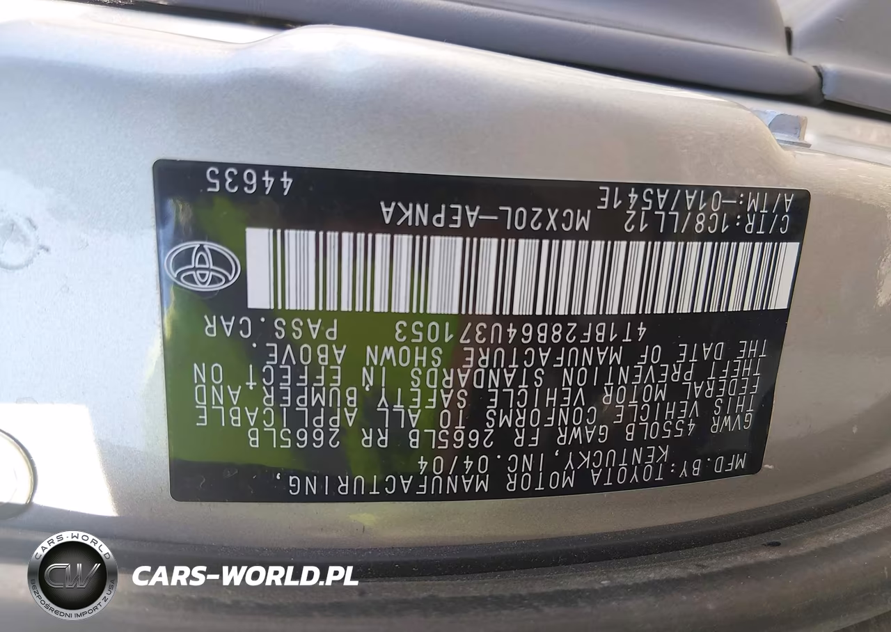 2004 Toyota Avalon Xl VIN:4T1BF28B64U371053 - 9