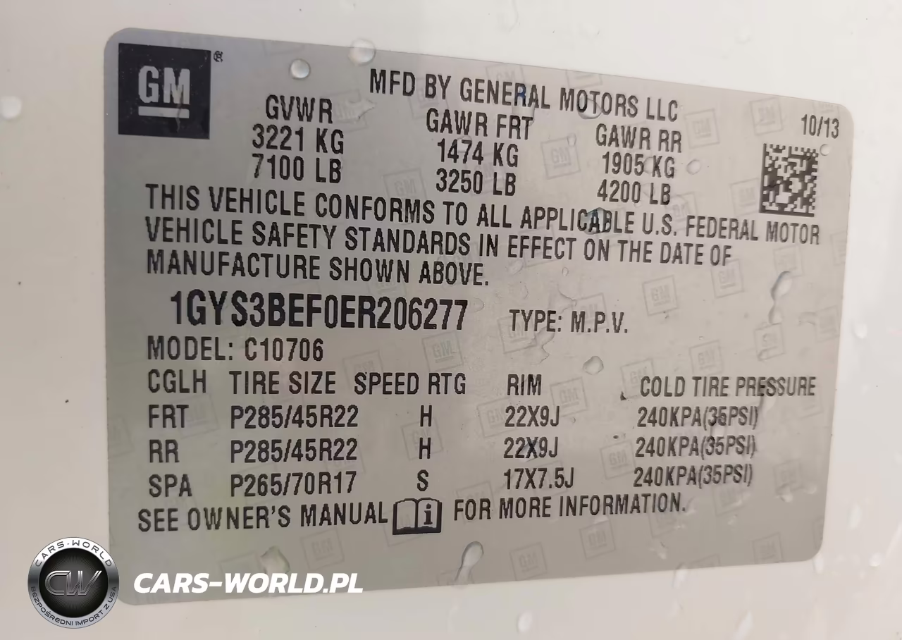2014 Cadillac Escalade Luxury VIN:1GYS3BEF0ER206277 - 9
