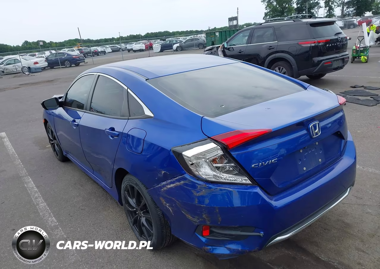 2020 Honda Civic Lx VIN:2HGFC2F66LH514641 - 3
