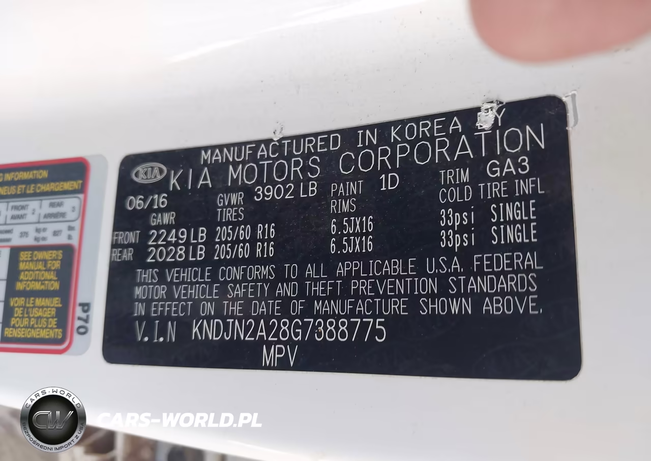 2016 Kia Soul VIN:KNDJN2A28G7388775 - 9