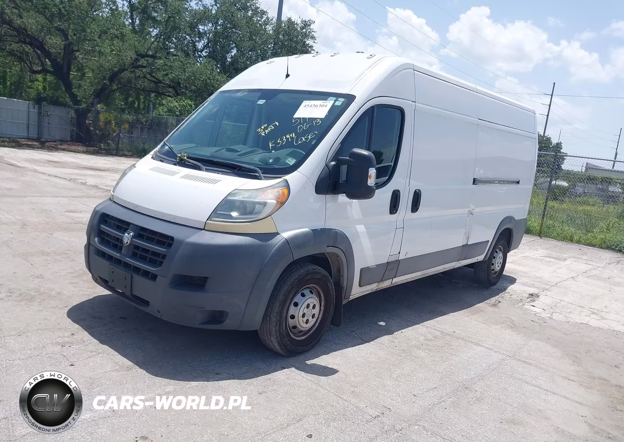 2017 Ram Promaster 2500 High Roof 159 Wb VIN:3C6TRVDG4HE517478 - 2