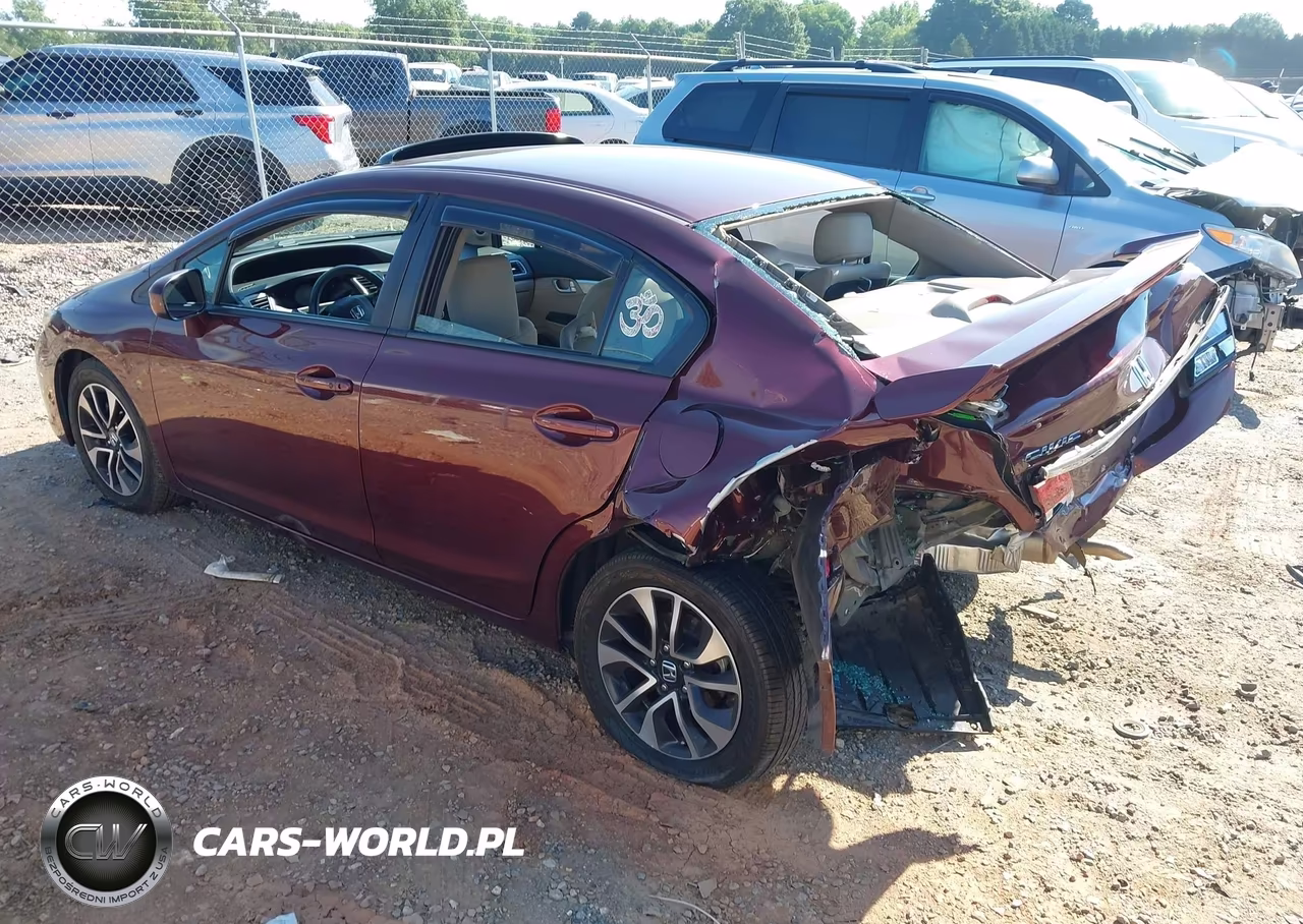 2015 Honda Civic Ex VIN:19XFB2F84FE064863 - 3