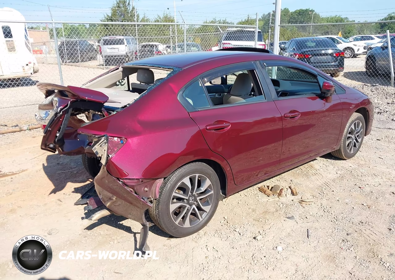 2015 Honda Civic Ex VIN:19XFB2F84FE064863 - 4
