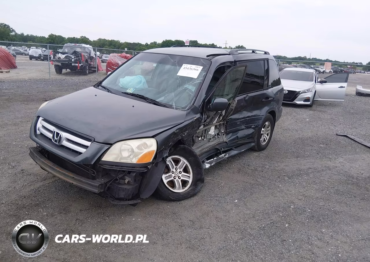 2003 Honda Pilot Ex-L VIN:2HKYF18513H550077 - 2
