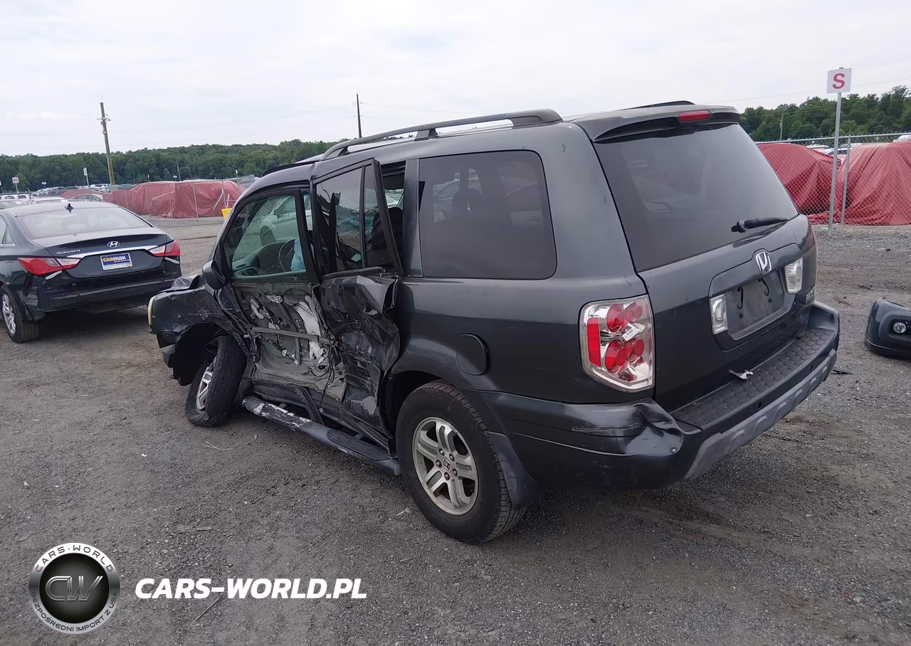 2003 Honda Pilot Ex-L VIN:2HKYF18513H550077 - 3
