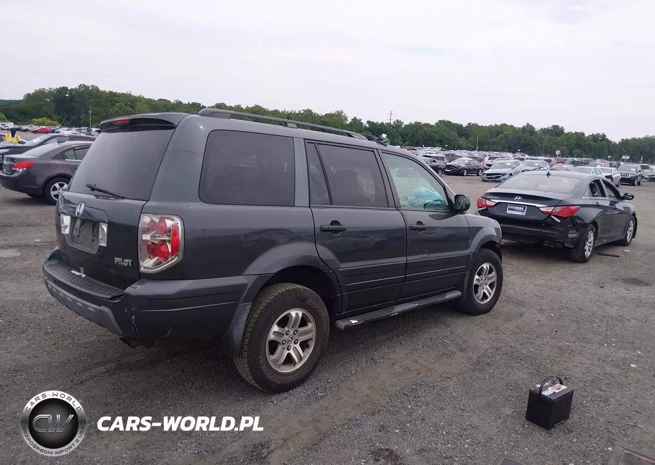 2003 Honda Pilot Ex-L VIN:2HKYF18513H550077 - 4