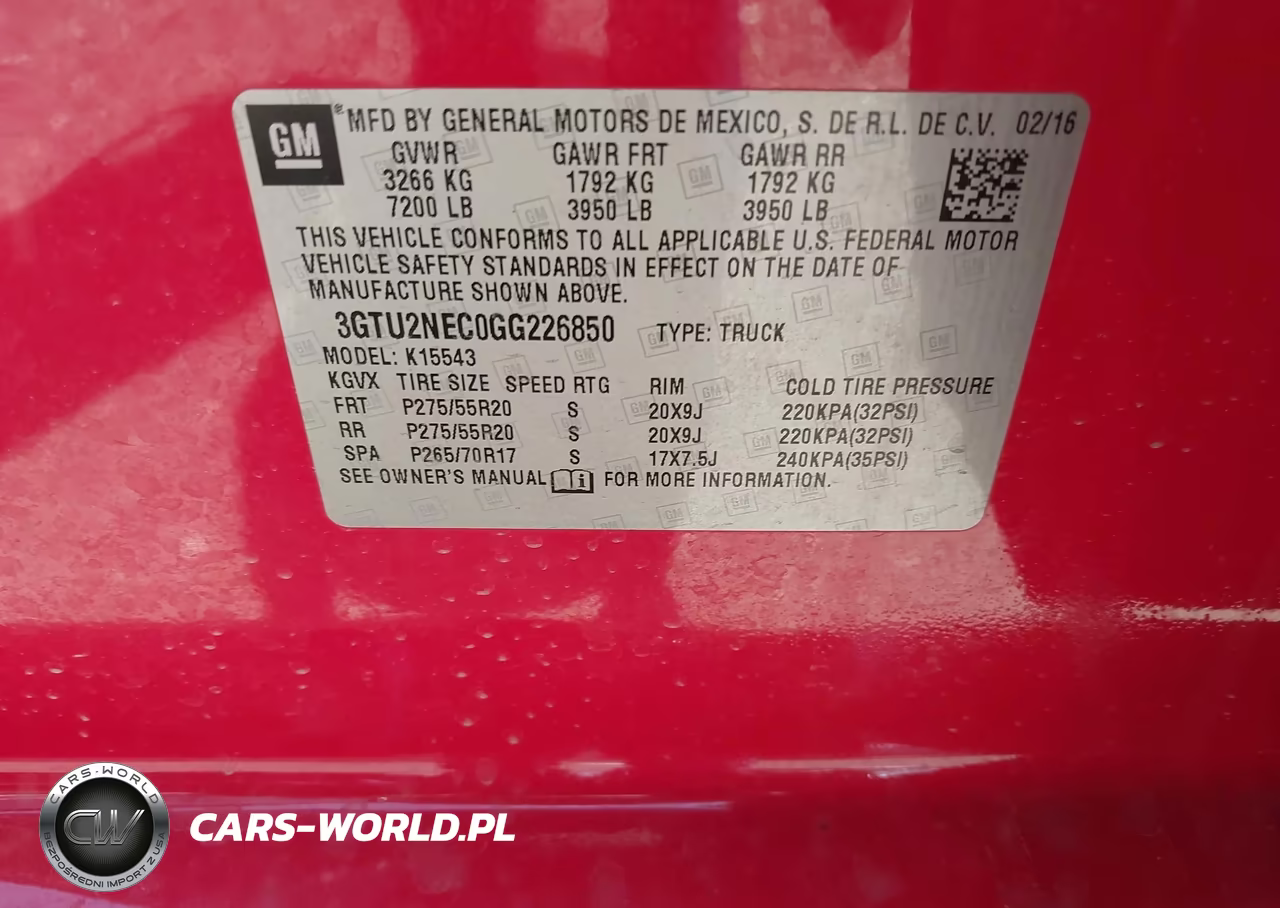 2016 GMC Sierra 1500 Slt VIN:3GTU2NEC0GG226850 - 9