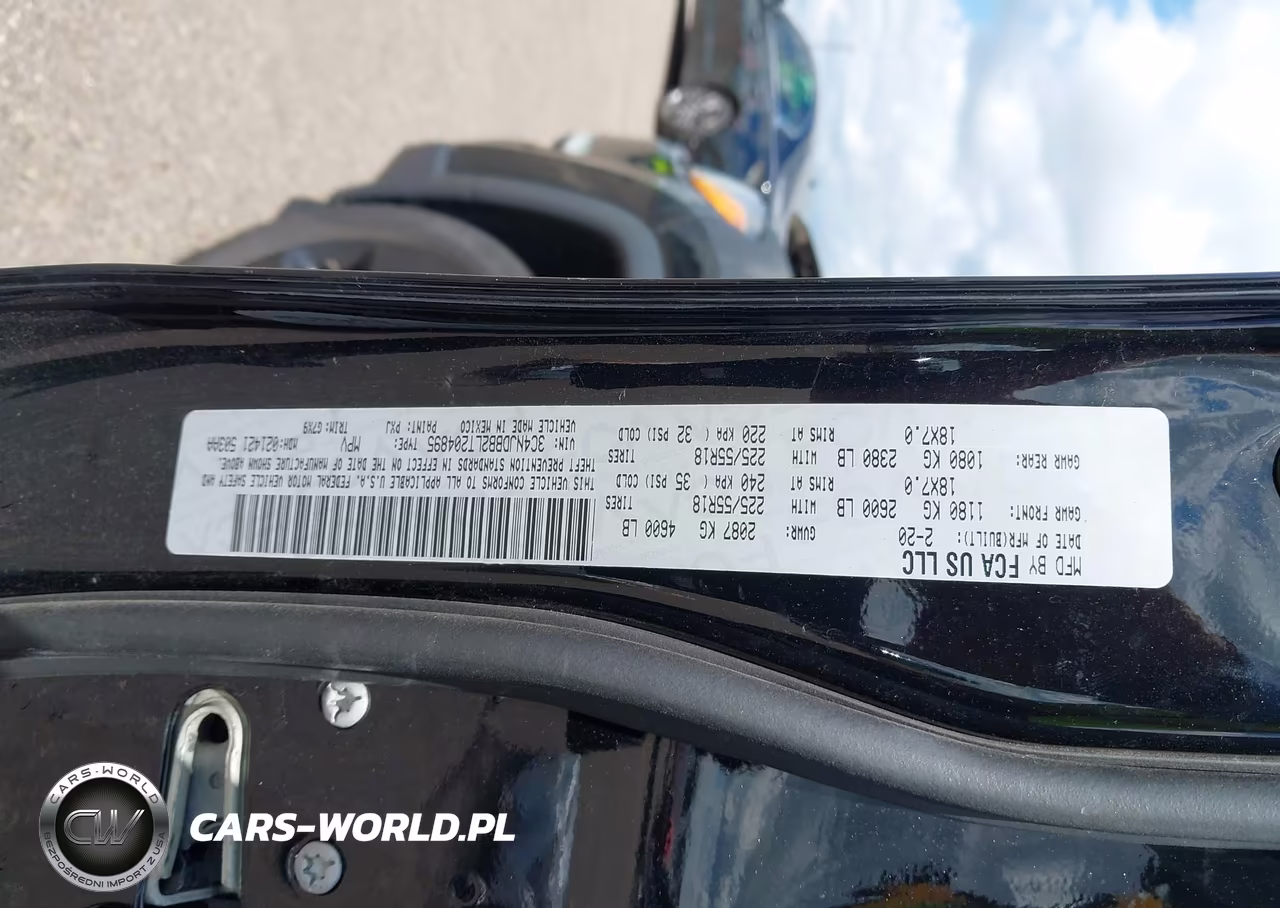 2020 Jeep Compass Altitude 4X4 VIN:3C4NJDBB2LT204895 - 9