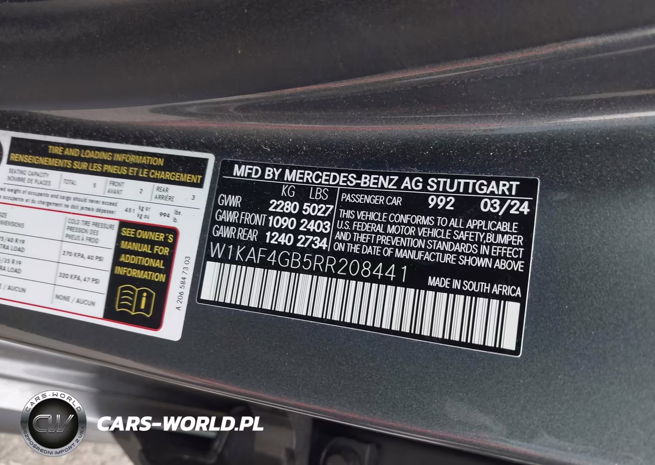 2024 Mercedes-Benz C 300 VIN:W1KAF4GB5RR208441 - 9