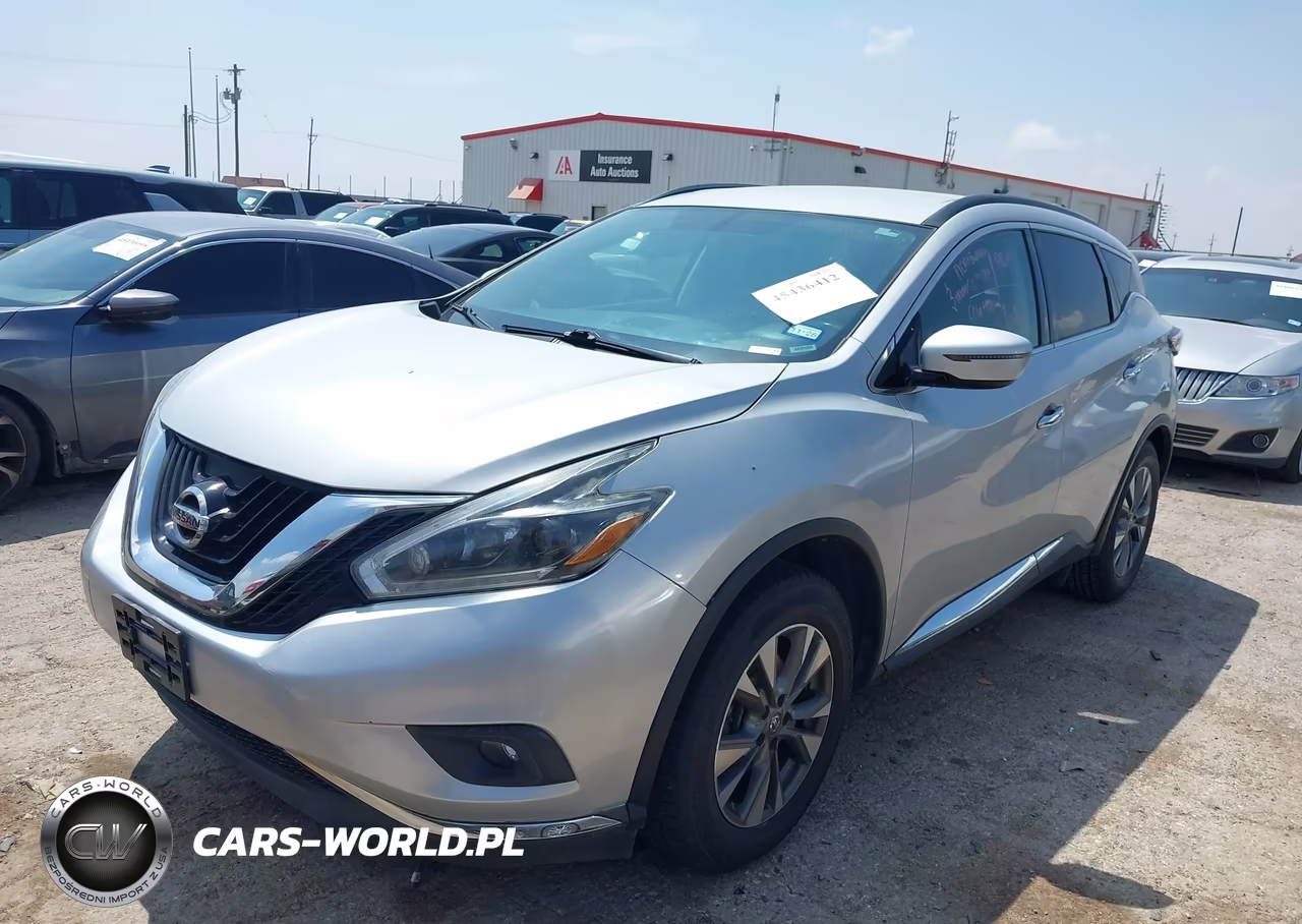 2018 Nissan Murano Sv VIN:5N1AZ2MG8JN103485 - 2