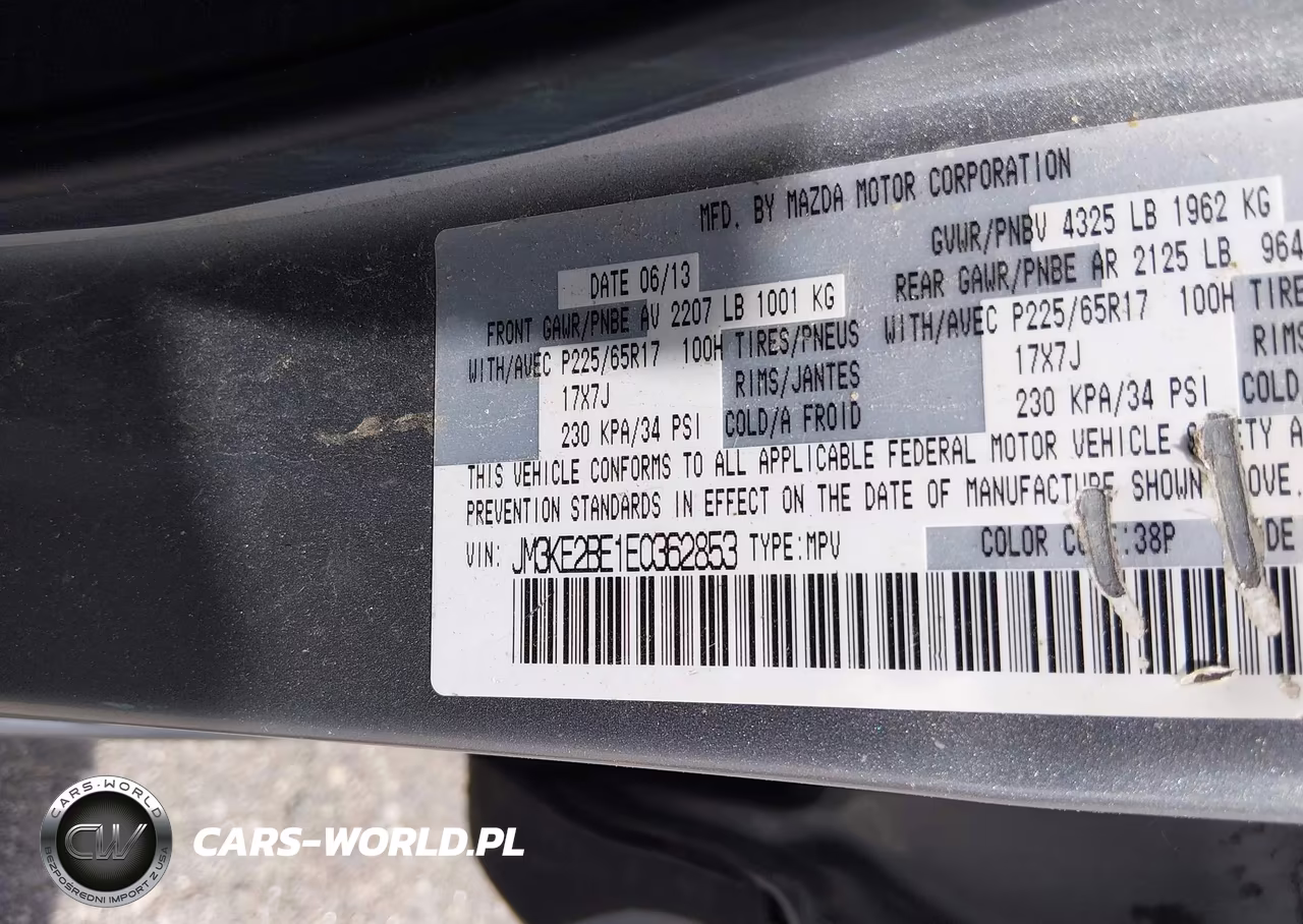 2014 Mazda Cx-5 Sport VIN:JM3KE2BE1E0362853 - 9