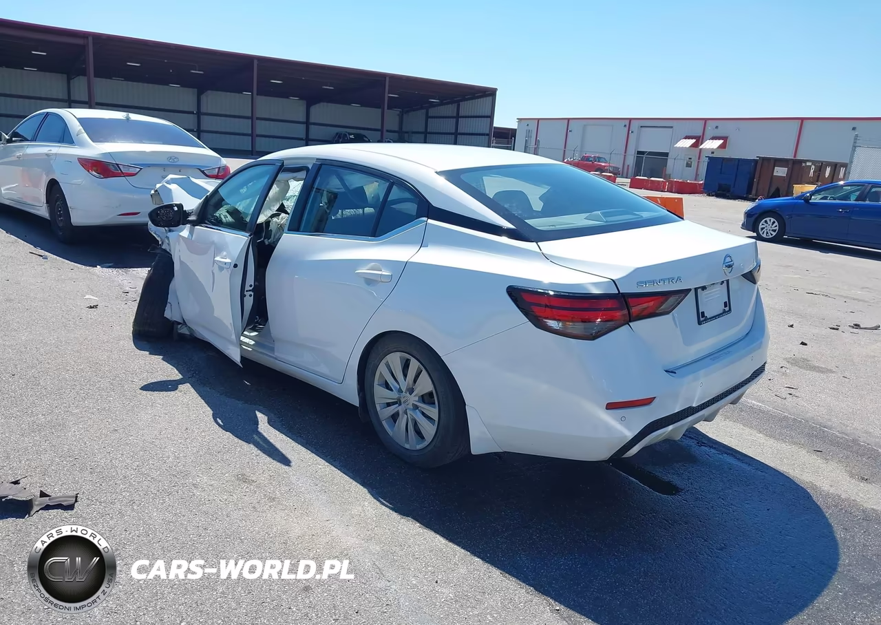 2022 Nissan Sentra S Xtronic Cvt VIN:3N1AB8BV5NY281573 - 3