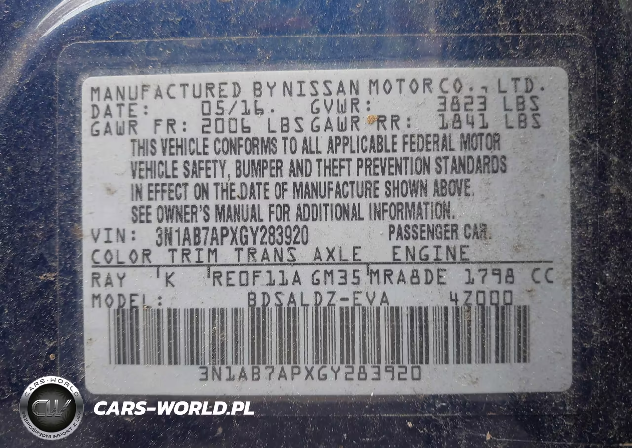2016 Nissan Sentra Sv VIN:3N1AB7APXGY283920 - 9