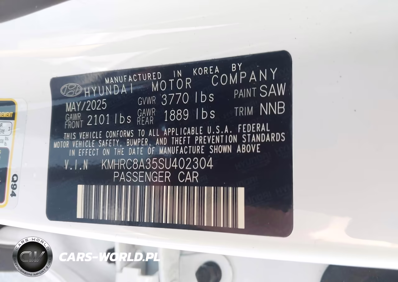 2025 Hyundai Venue Sel VIN:KMHRC8A35SU402304 - 9