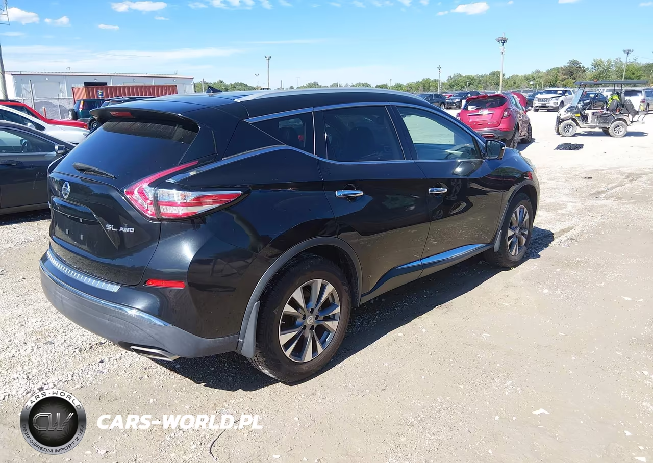 2015 Nissan Murano Sl VIN:5N1AZ2MH7FN214271 - 4