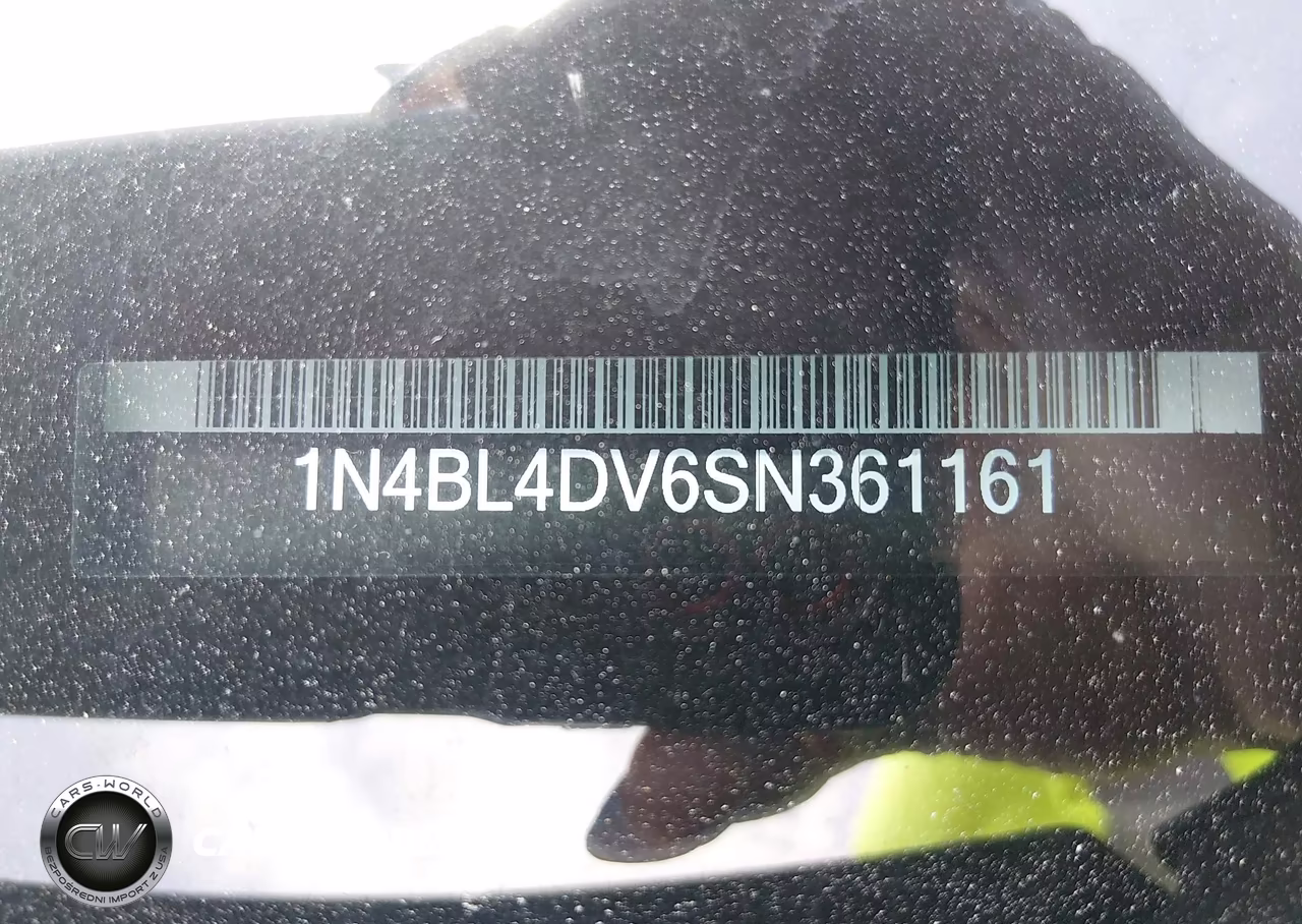 2025 Nissan Altima Sv Fwd VIN:1N4BL4DV6SN361161 - 9