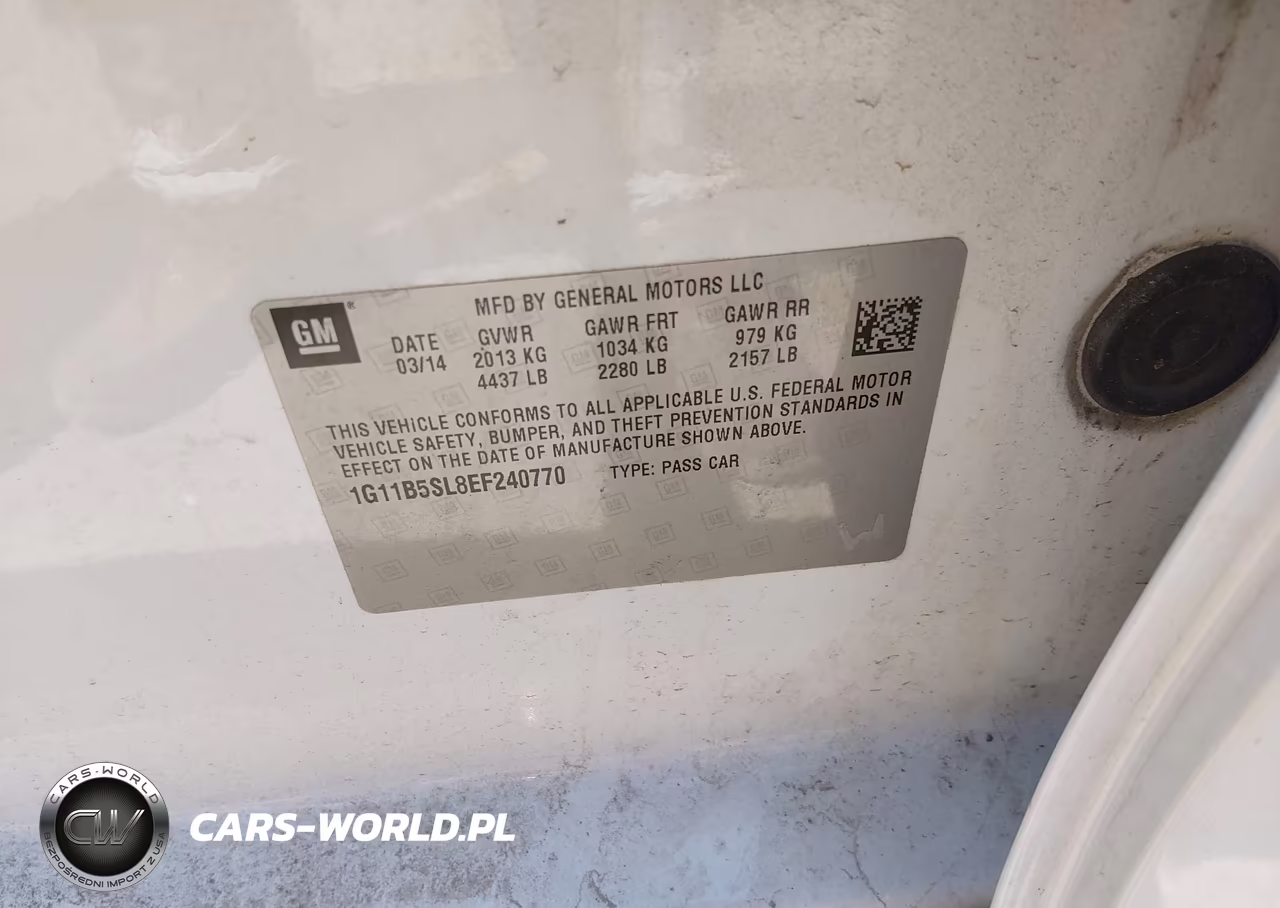2014 Chevrolet Malibu 1Ls VIN:1G11B5SL8EF240770 - 9