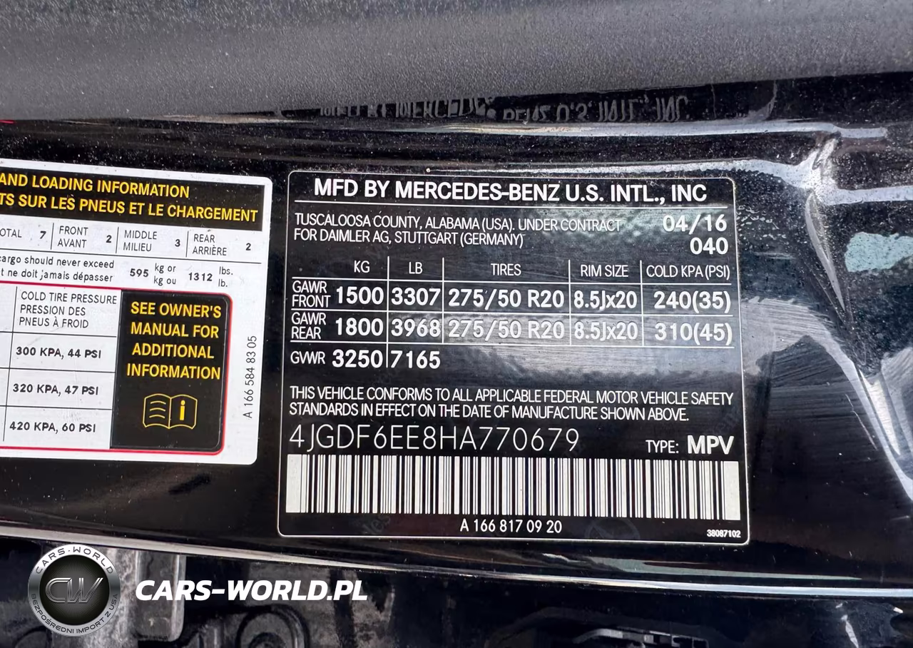 2017 Mercedes-Benz Gls 450 4Matic VIN:4JGDF6EE8HA770679 - 9