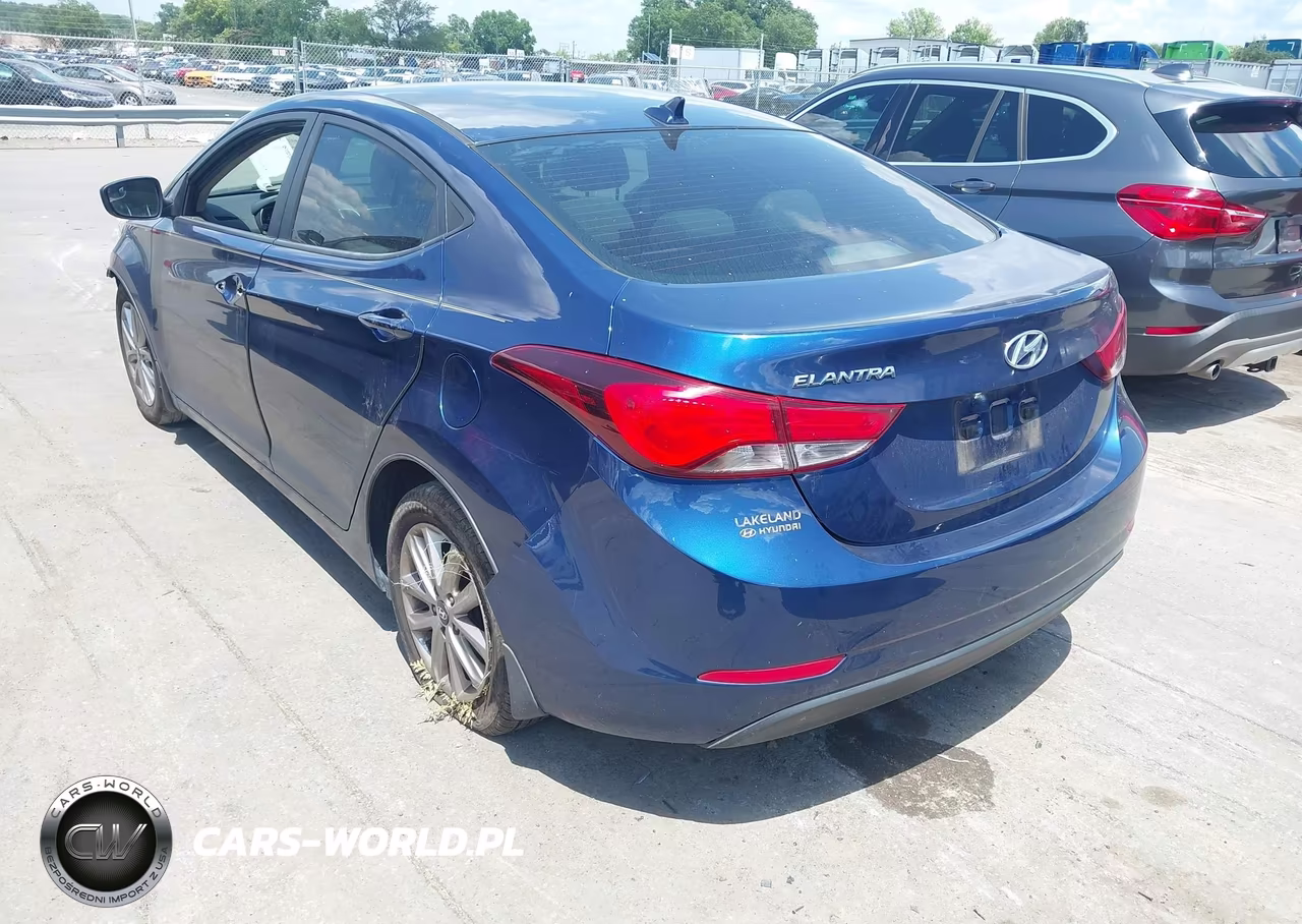 2015 Hyundai Elantra Se VIN:5NPDH4AE8FH640822 - 3