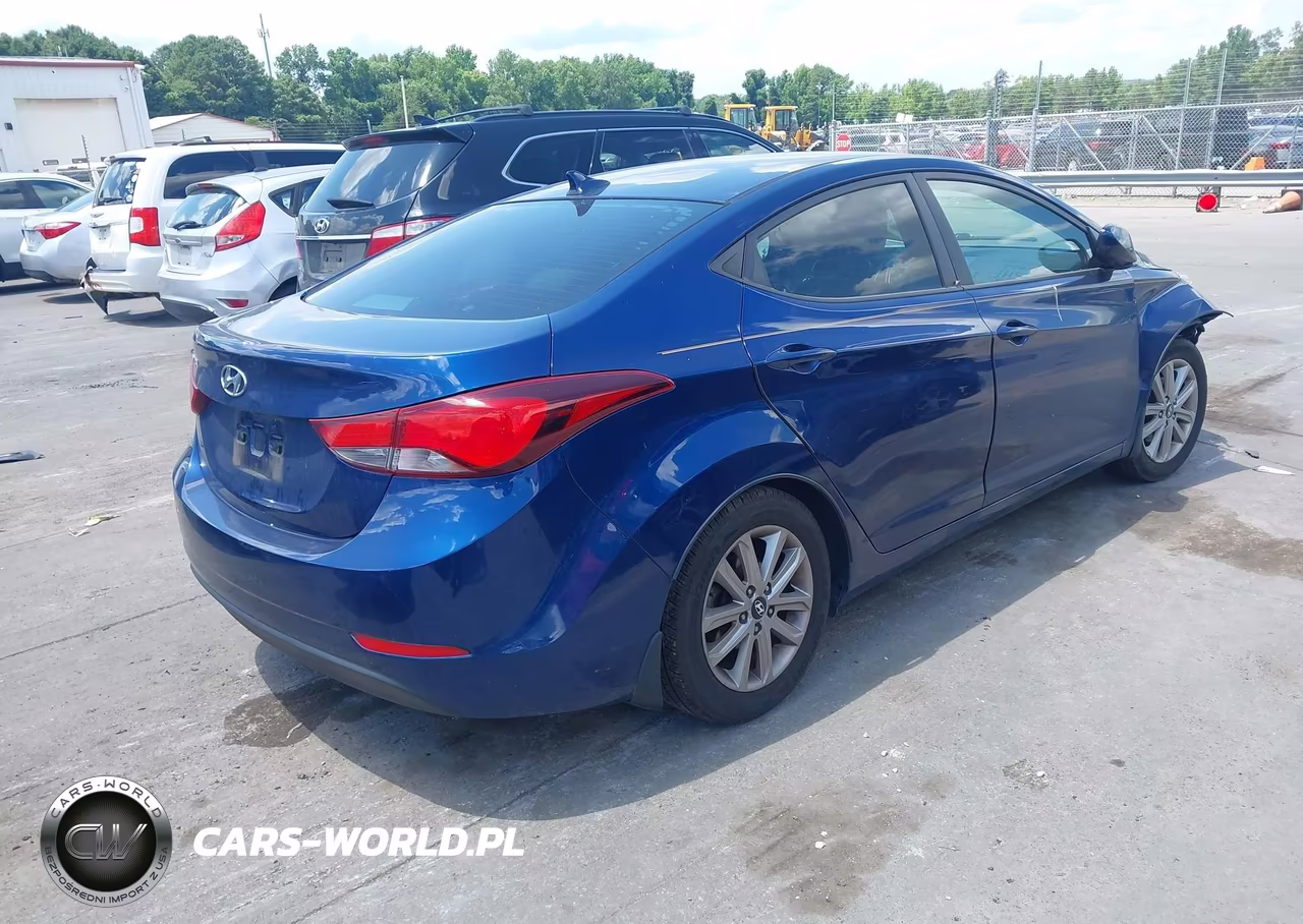 2015 Hyundai Elantra Se VIN:5NPDH4AE8FH640822 - 4