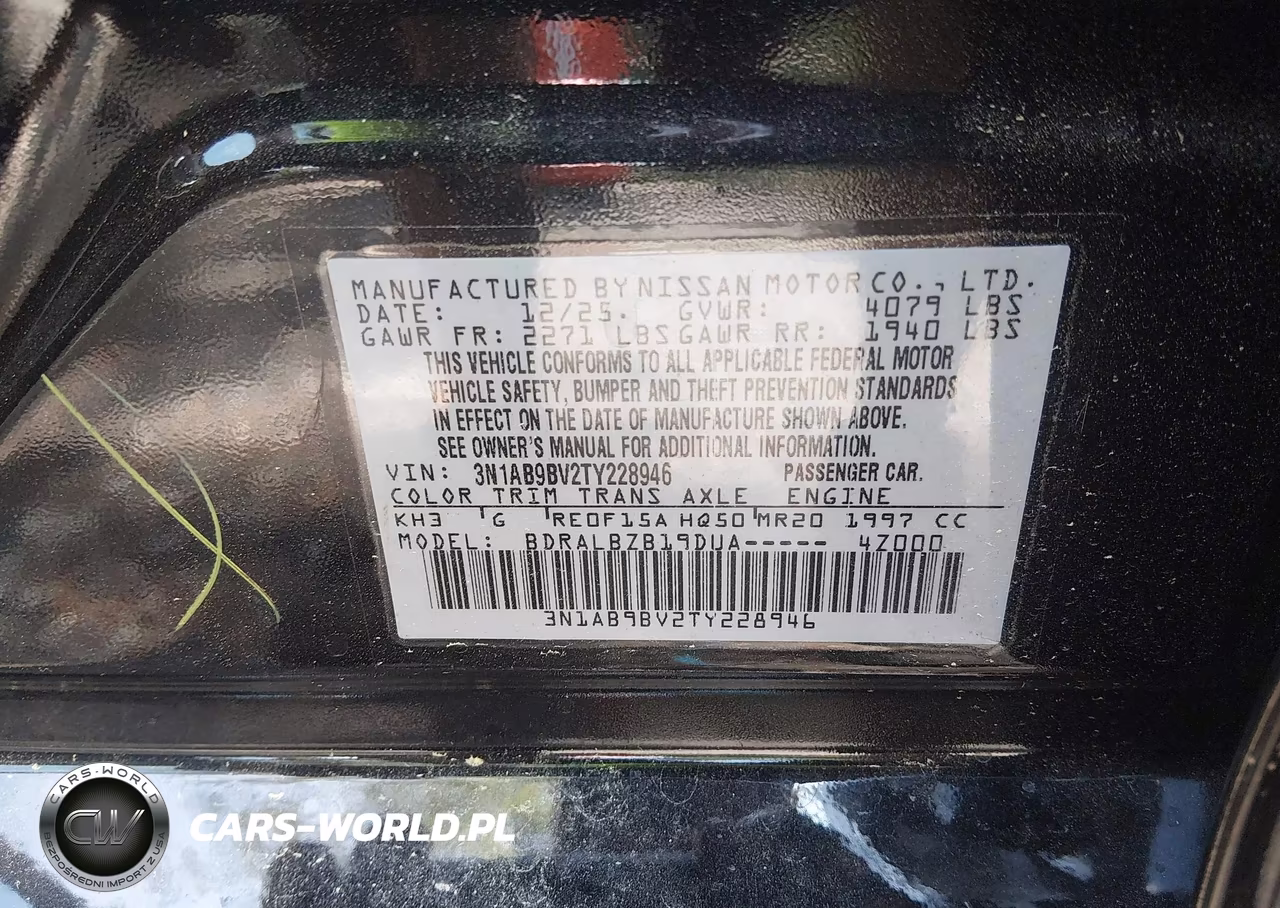 2026 Nissan Sentra S VIN:3N1AB9BV2TY228946 - 9