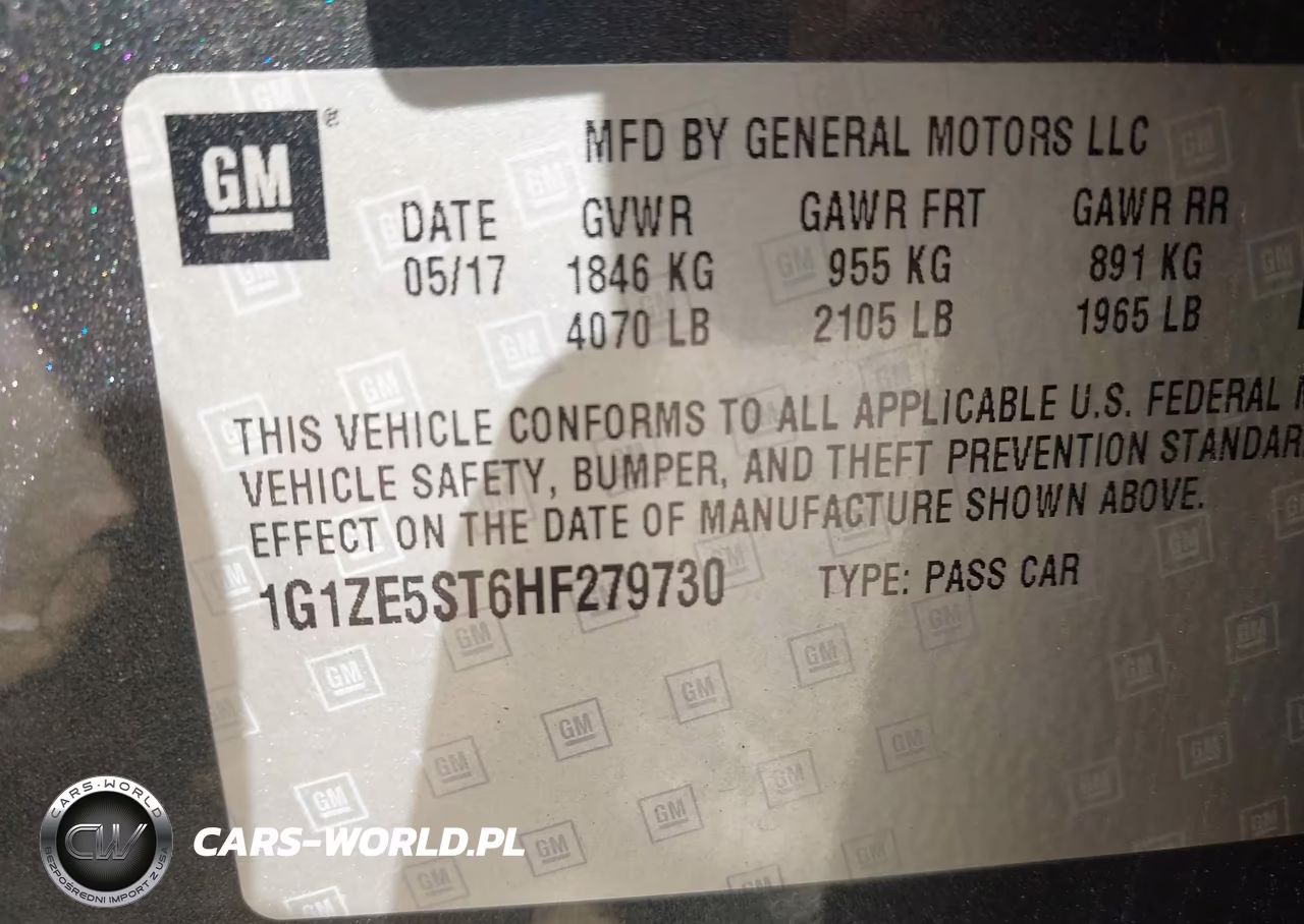 2017 Chevrolet Malibu 1Lt VIN:1G1ZE5ST6HF279730 - 9