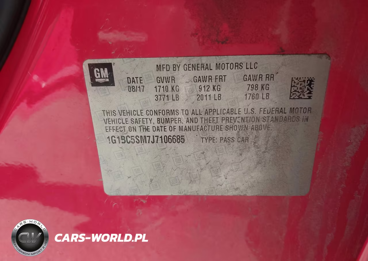 2018 Chevrolet Cruze Ls Auto VIN:1G1BC5SM7J7106685 - 9