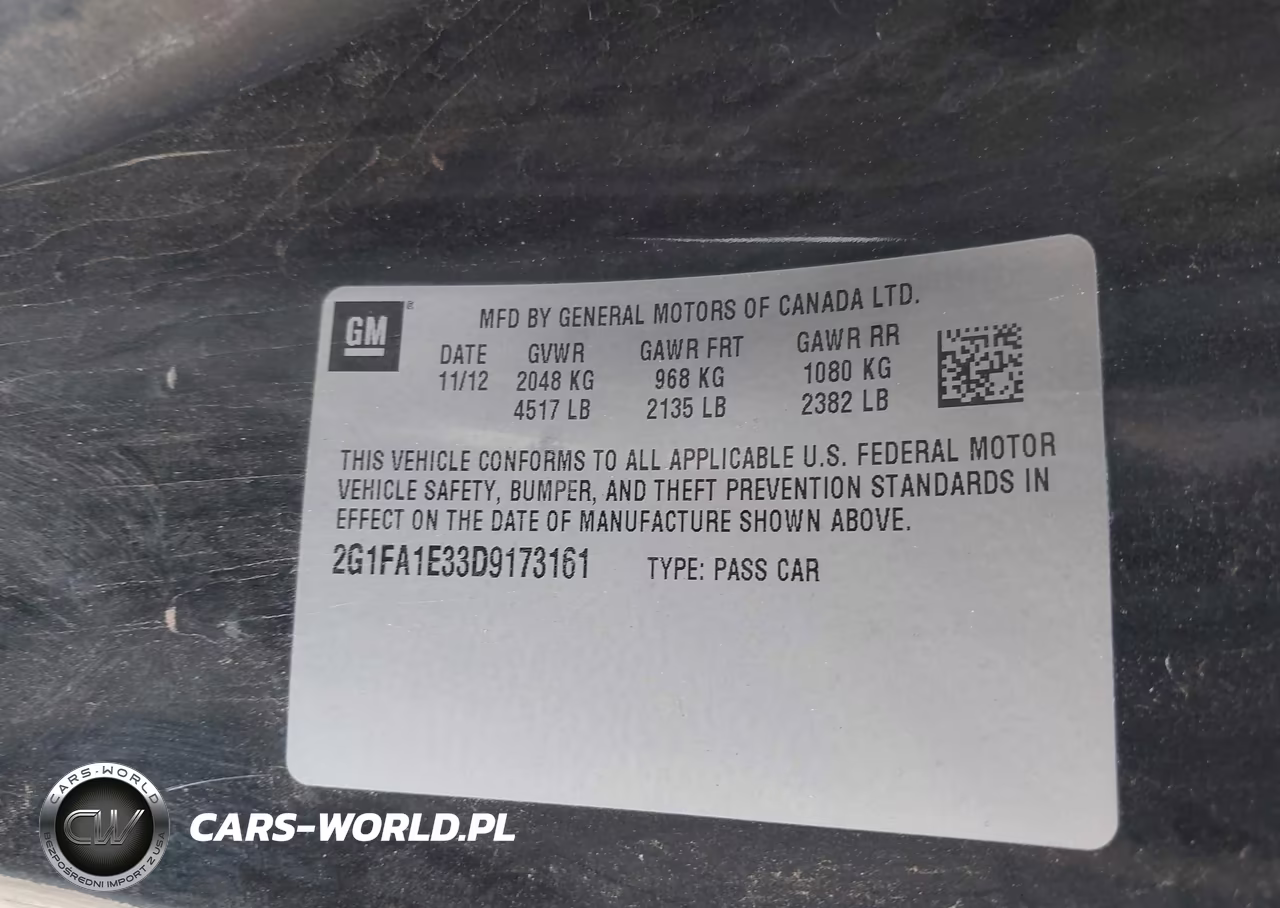 2013 Chevrolet Camaro 2Ls VIN:2G1FA1E33D9173161 - 9