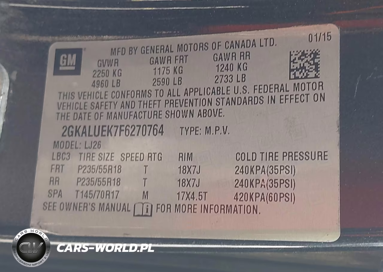 2015 GMC Terrain Denali VIN:2GKALUEK7F6270764 - 9