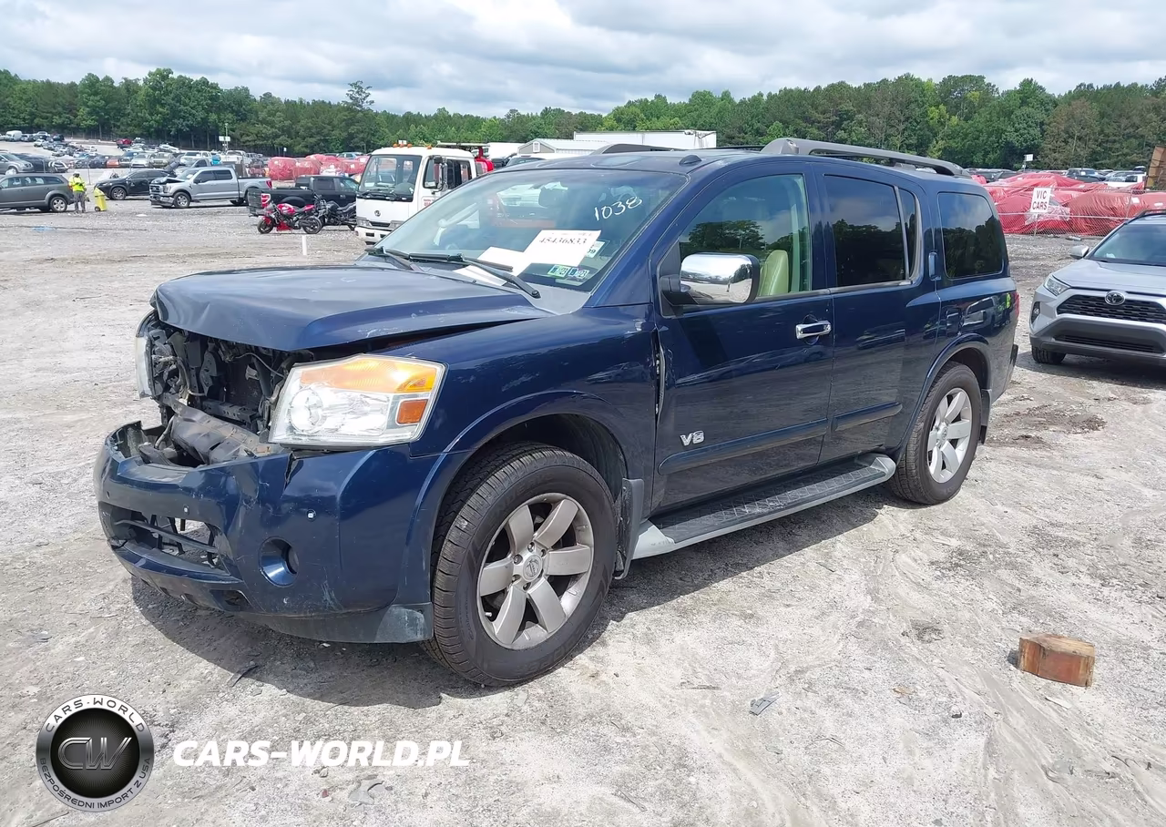 2008 Nissan Armada Le VIN:5N1AA08C88N631038 - 2