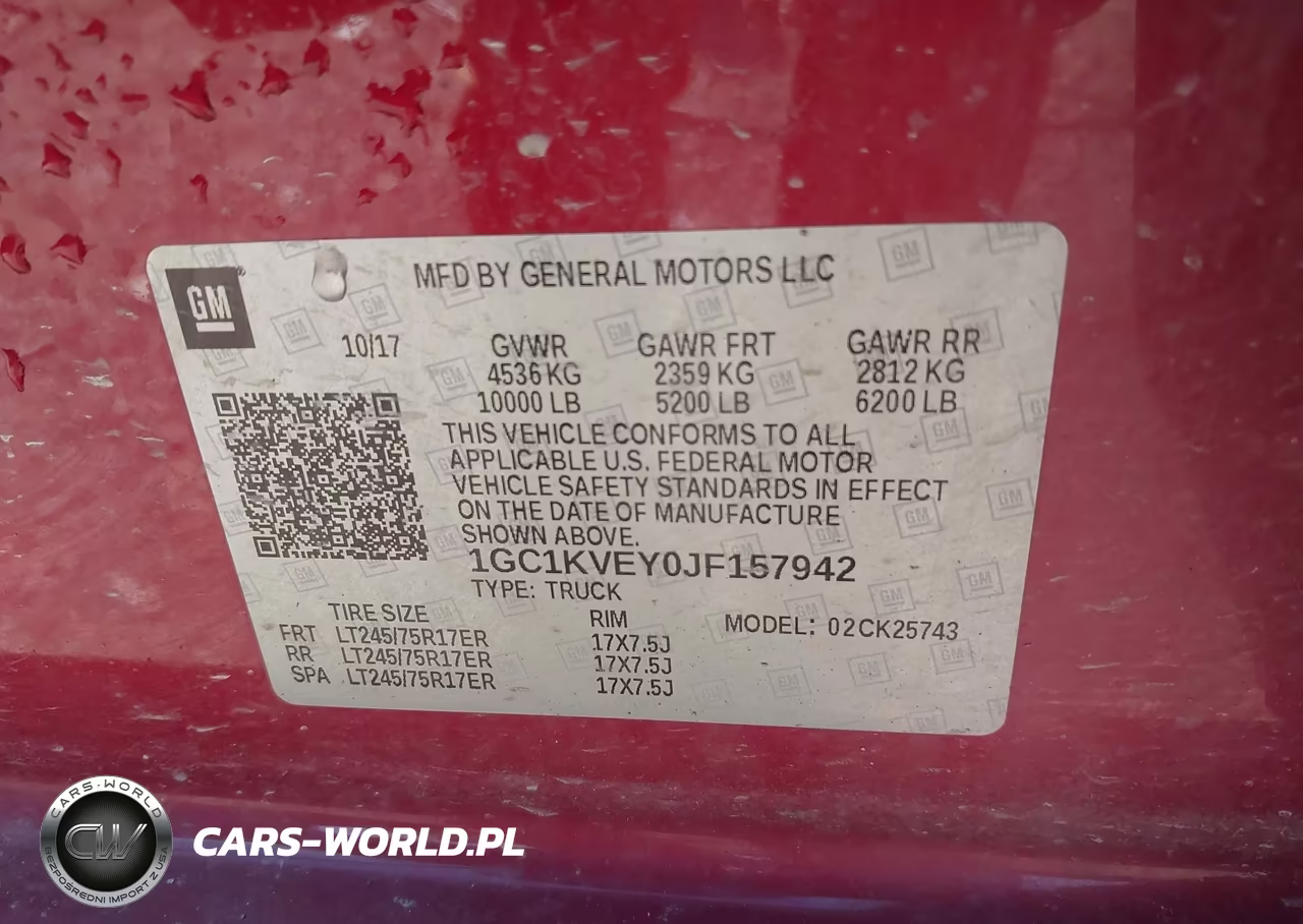2018 Chevrolet Silverado 2500Hd Lt VIN:1GC1KVEY0JF157942 - 9